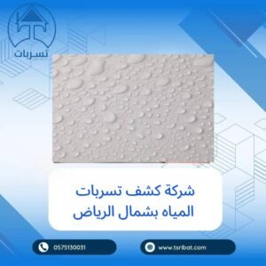 شركة كشف تسربات المياه بشمال الرياض 0575130031 شركة كشف تسربات المياه