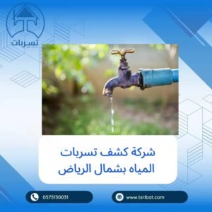 شركة كشف تسربات المياه بشمال الرياض 0575130031 شركة كشف تسربات المياه